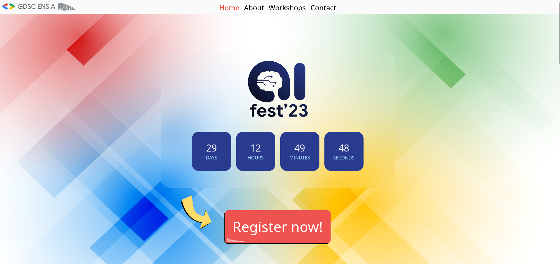 AiFest' 2023 Registration Platform
